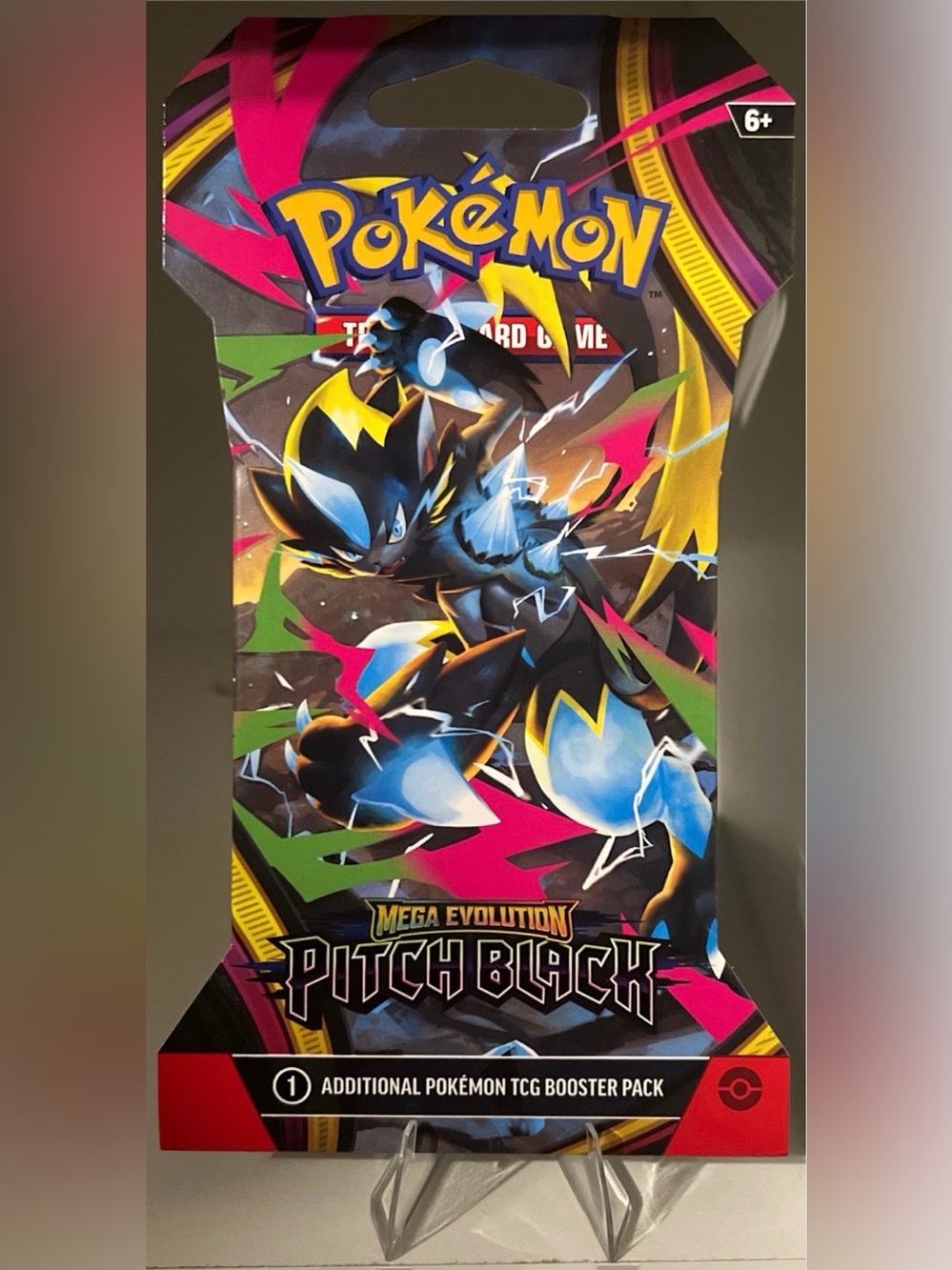 Pokémon TCG: Mega Evolution Pitch Black - MEGA ZERAORA - 1 TCG Booster Pack